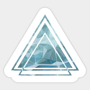 Geometric Triangle art minimalist Sticker